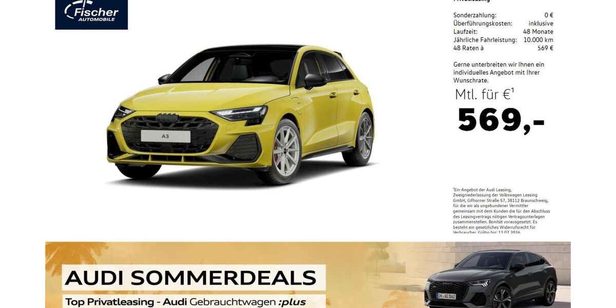 Audi A3 7.925 km 43.980 &euro; Neumarkt 92318