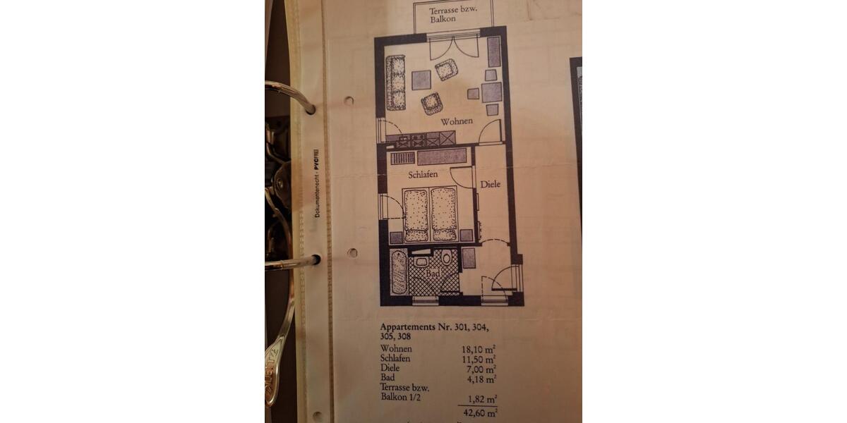 Etagenwohnung Bad Birnbach Asenham - 2 Zimmer, 43 m&sup2;, 129.000&euro; | Angebot:23507974