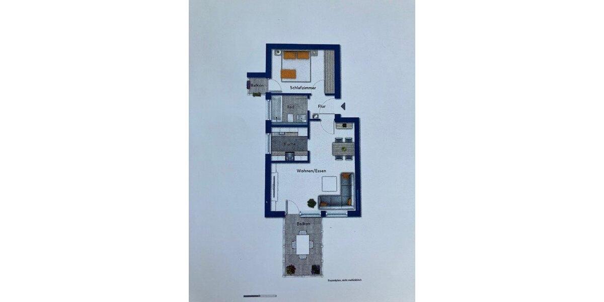 Etagenwohnung Metzingen - 2 Zimmer, 56 m&sup2;, 820&euro; | Angebot:26278593