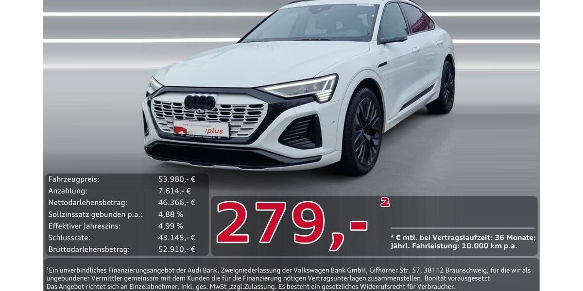 Audi Q8 e-tron 45.355 km 50.790 &euro; Ingolstadt 85057