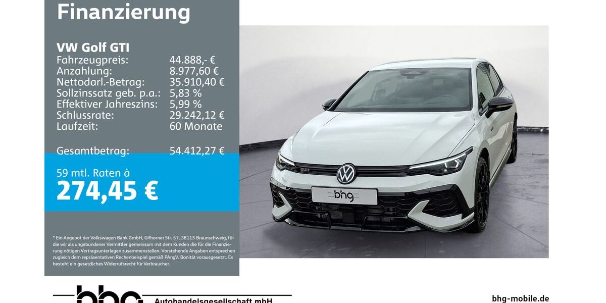 VW Golf 3.298 km 44.888 &euro; Kehl 77694