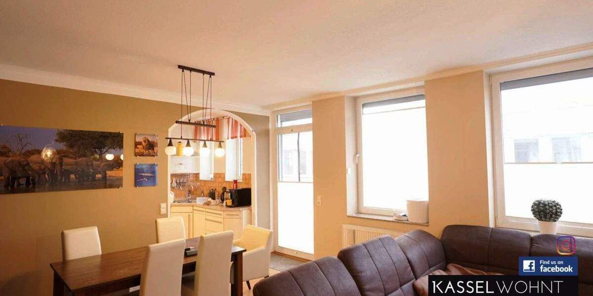 Etagenwohnung Kassel Mitte - 4 Zimmer, 120 m&sup2;, 295.000&euro; | Angebot:25628462