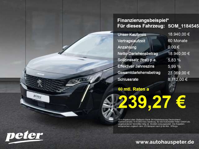 Peugeot 3008 61.500 km 18.940 € Nordhausen 99734