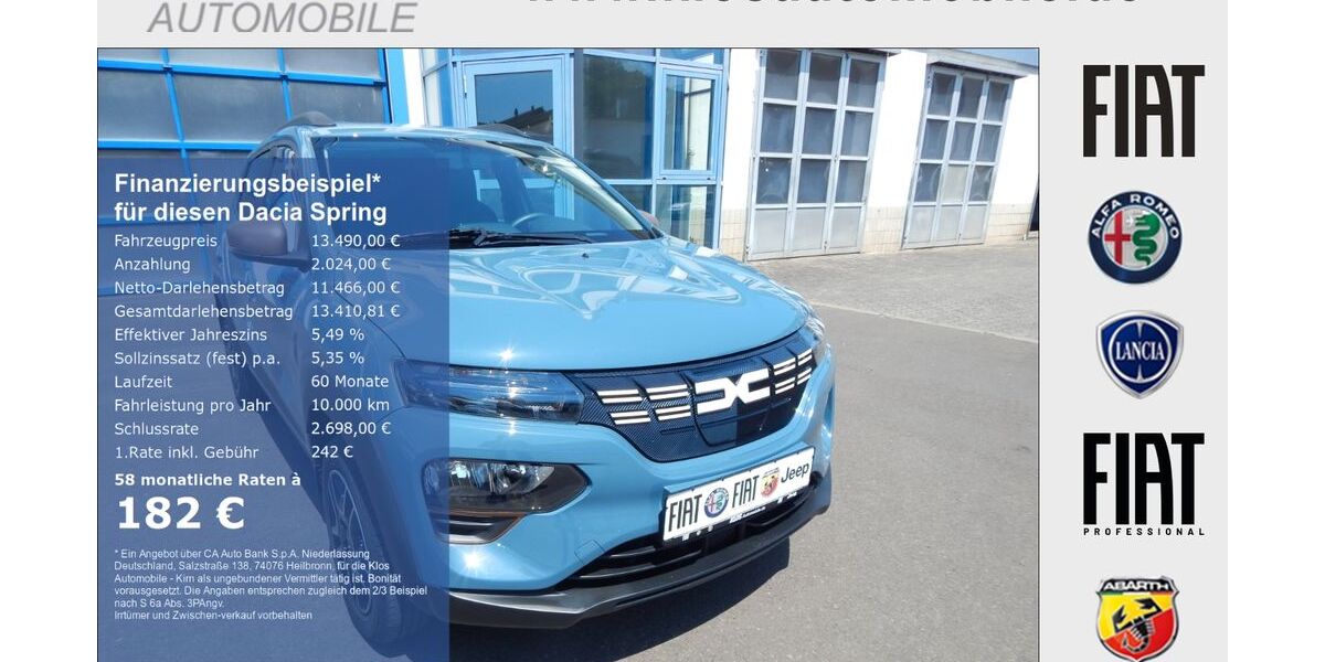 Dacia Spring 32.754 km 13.490 &euro; Kirn 55606
