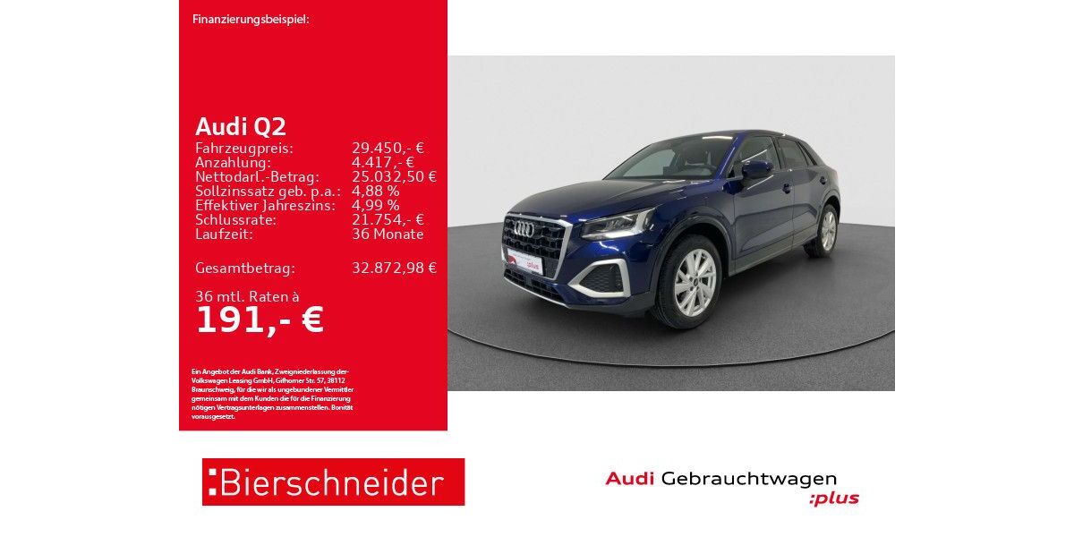 Audi Q2 21.436 km 29.450 &euro; Aalen 73431