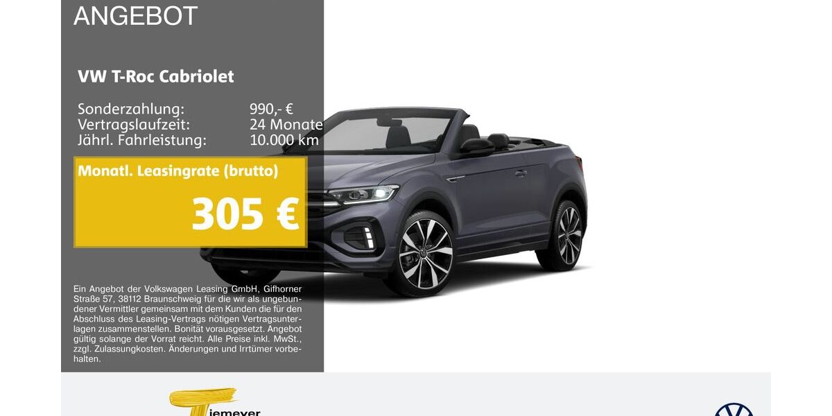 VW T-Roc 11.647 km 34.980 &euro; Lüdenscheid 58507