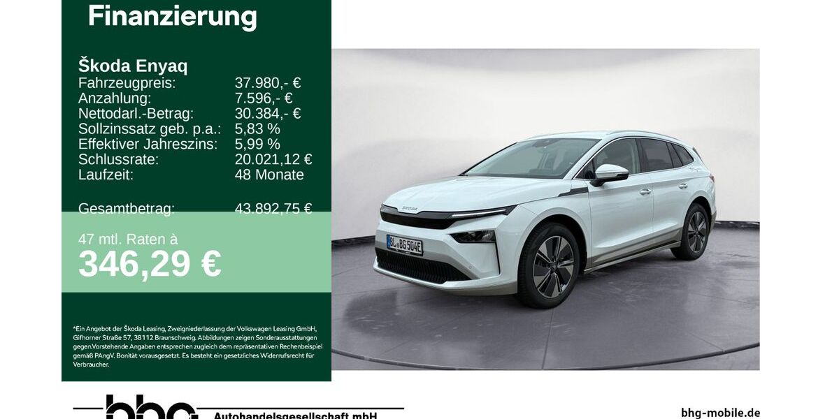 Skoda Enyaq 4.999 km 37.380 &euro; Balingen 72336