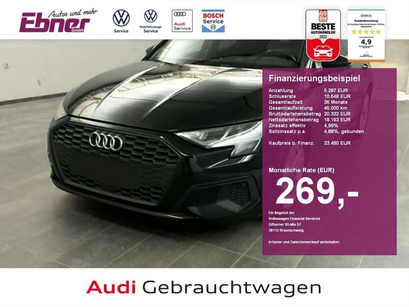 Audi A3 76.500 km 23.480 € Albbruck 79774