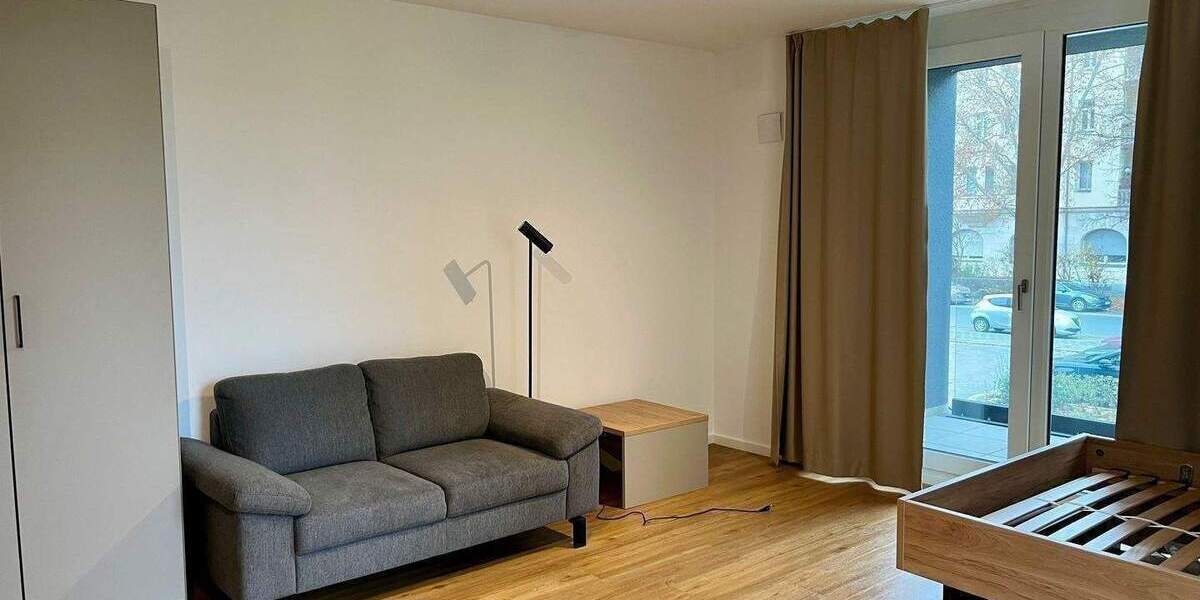 Helle, möblierte 1-Zimmer-Neubau-Wohnung mit Balkon! 1 zimmer