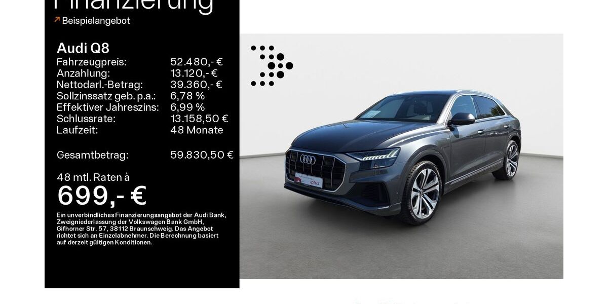 Audi Q8 70.818 km 52.480 &euro; Bad Nauheim 61231