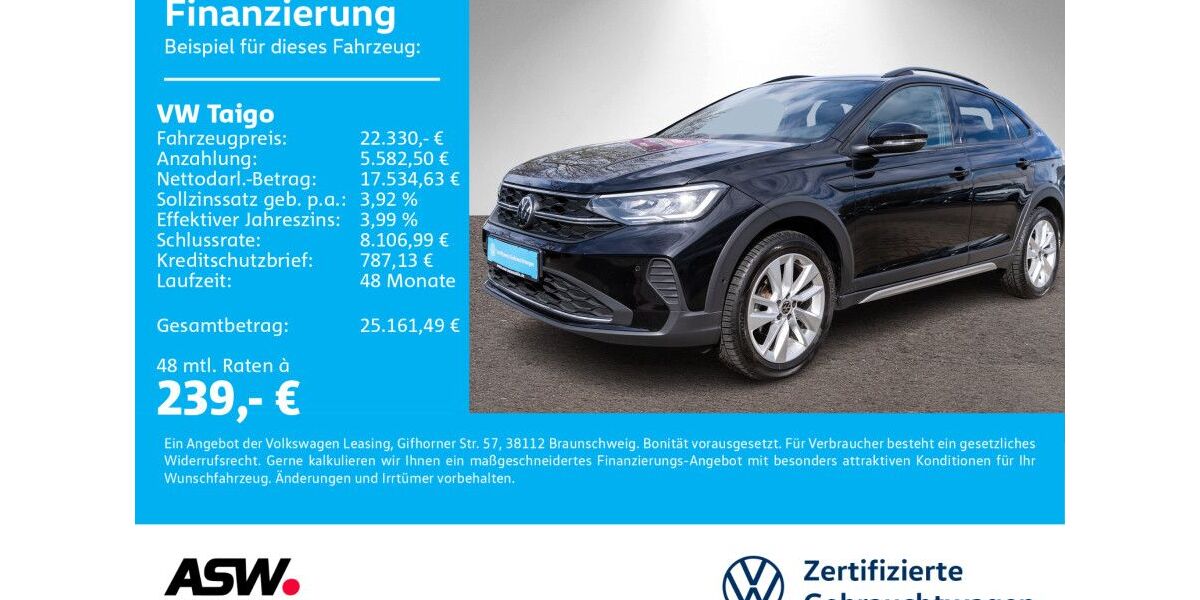 VW Taigo 22.800 km 21.660 &euro; Neckarsulm 74172