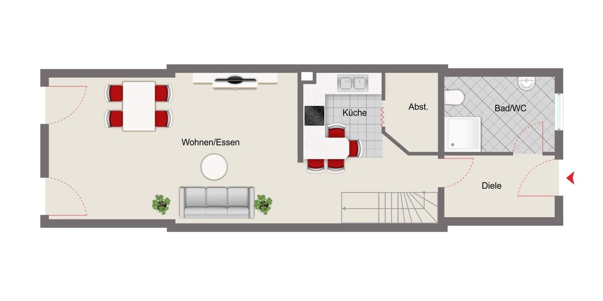 Ihr neues Zuhause wartet auf Sie! - Reihenmittelhaus Sarstedt | Angebot:26904868