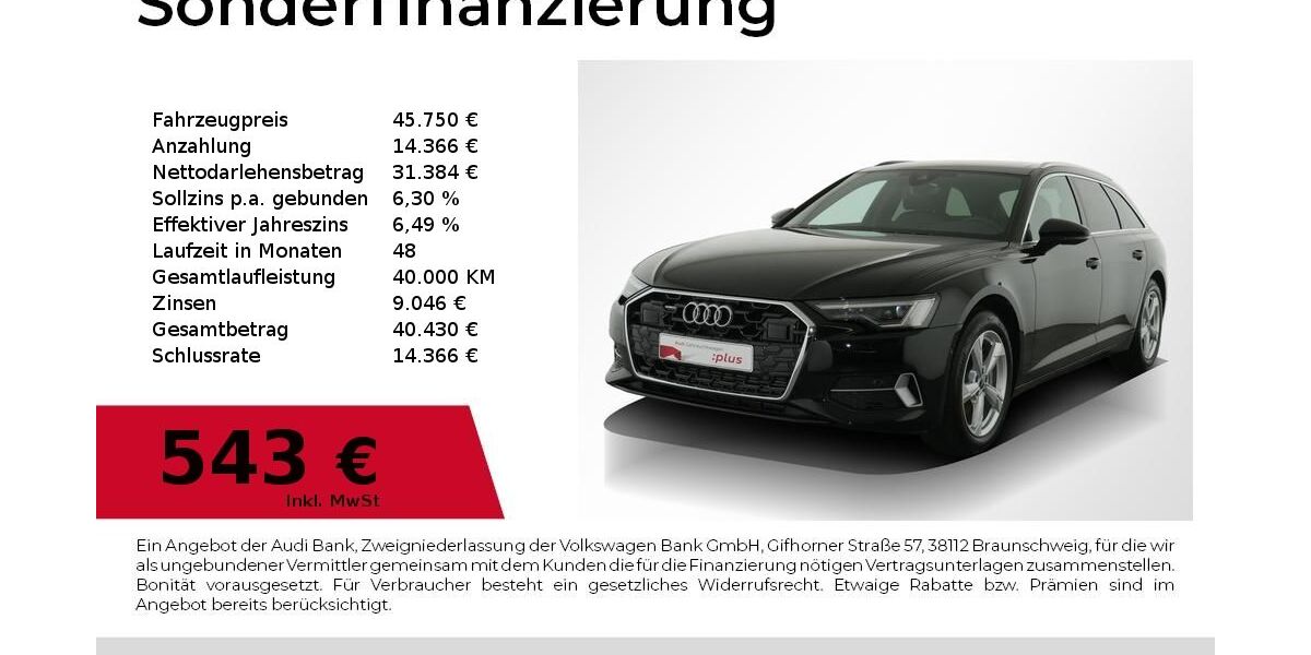 Audi A6 30.948 km 45.750 &euro; Nürnberg 90411