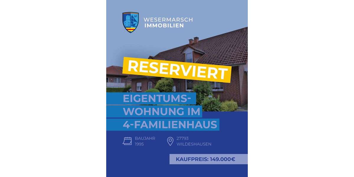 Wohnung zum Kaufen in Wildeshausen 149.000 € 77 m² 3 zimmer