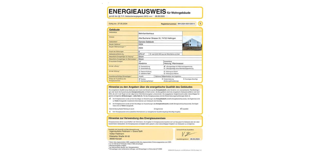 Erdgeschoßwohnung Buchen (Odenwald) - 2 Zimmer, 57 m&sup2;, 171.900&euro; | Angebot:27006242