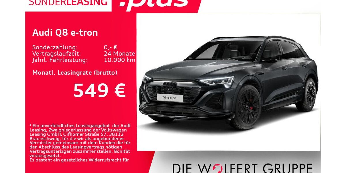 Audi Q8 e-tron 73.957 km 56.680 &euro; Großwallstadt 63868