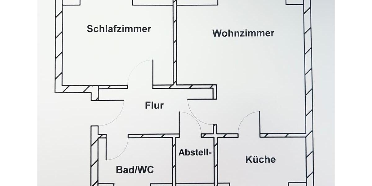 2-Raum-Wohnung im Dachgeschoss 2 zimmer