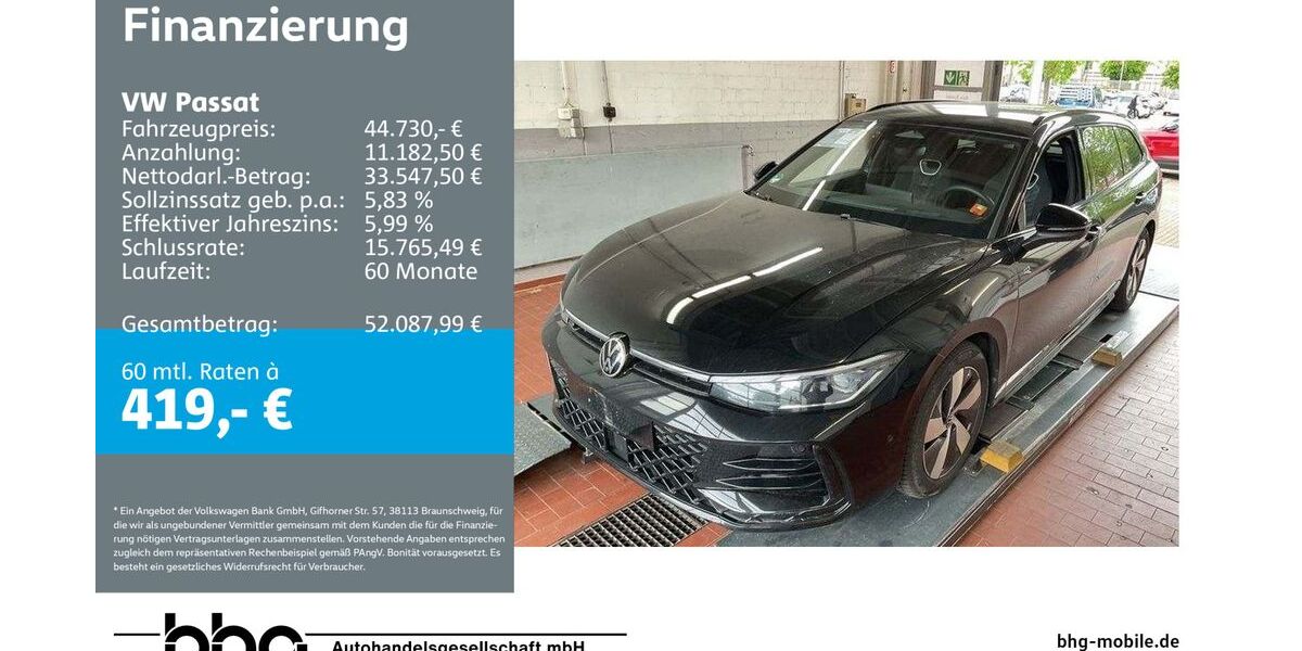 VW Passat 9.508 km 44.730 &euro; Freiburg 79115