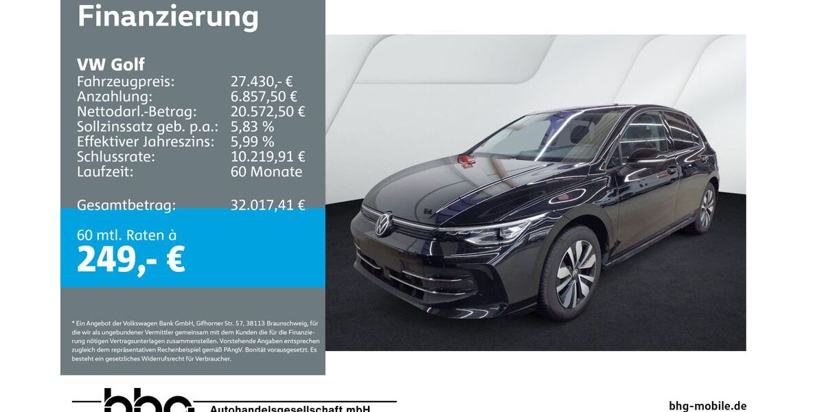 VW Golf 22.762 km 27.430 &euro; Rottweil 78628