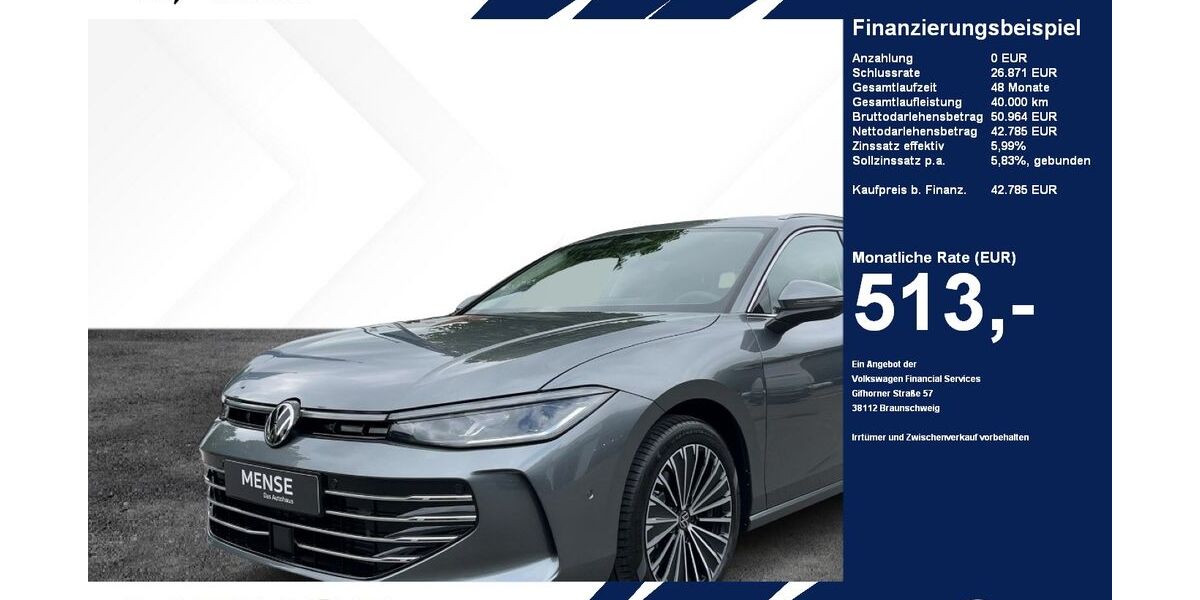 VW Passat 21.750 km 42.785 &euro; Gütersloh 33334