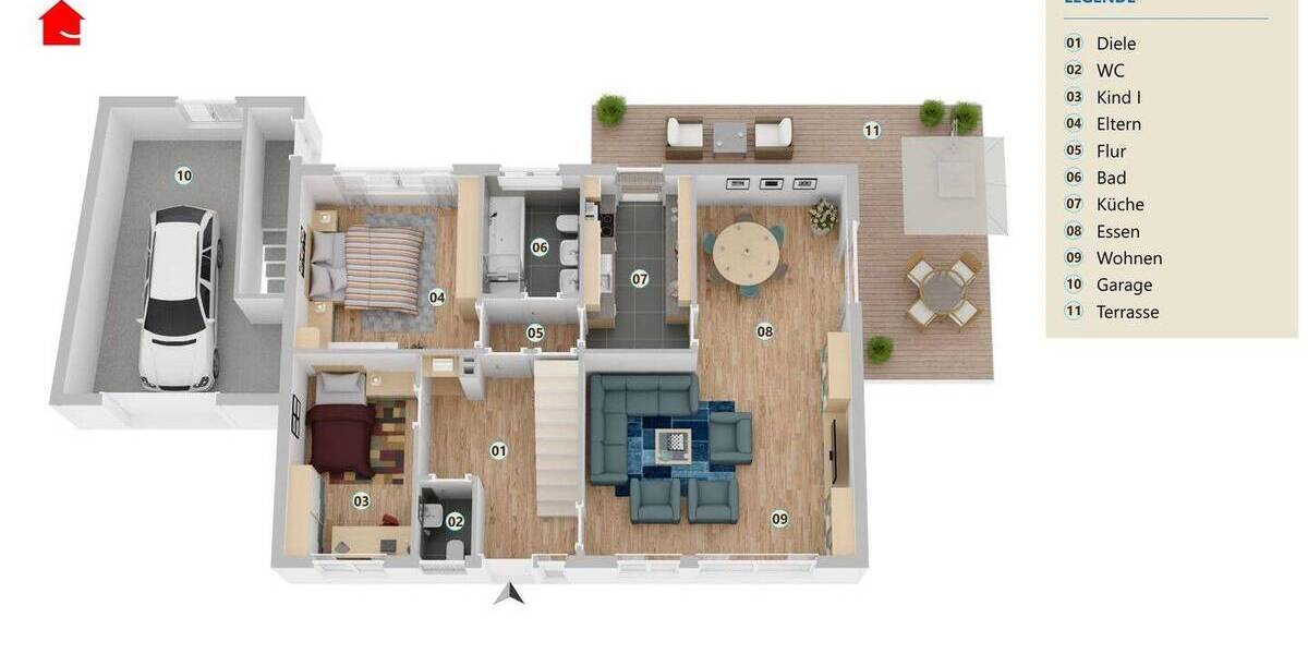 Einfamilienhaus Ochtrup Langenhorst - 6 Zimmer, 124 m&sup2;, 245.000&euro; | Angebot:26377086
