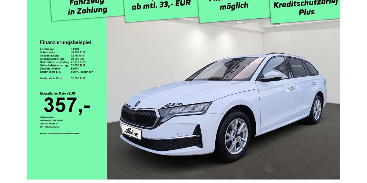 Skoda Octavia 8.000 km 30.890 &euro; Memmingen 87700