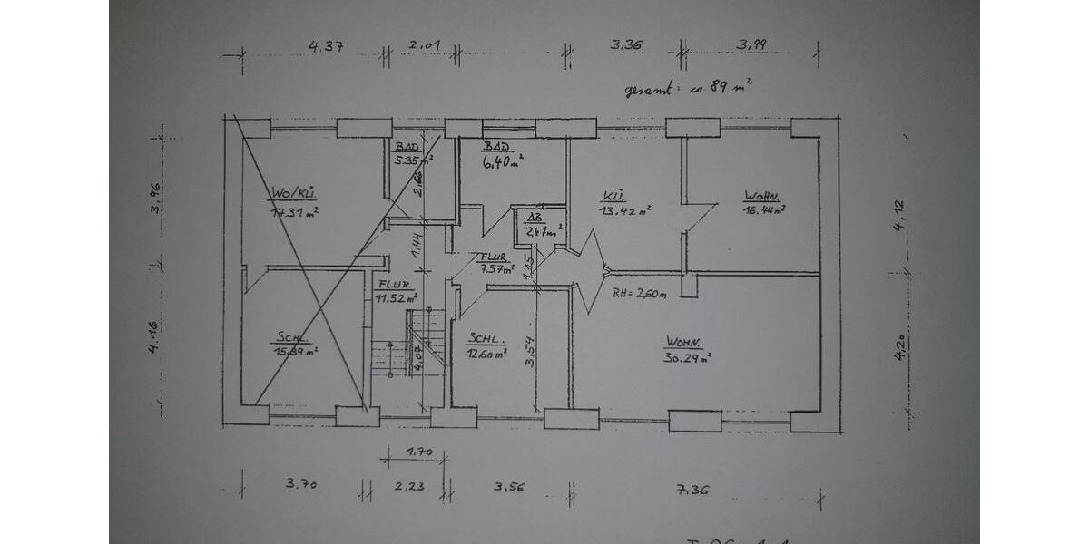 Etagenwohnung Viersen Hülsdonk - 3 Zimmer, 90 m&sup2;, 800&euro; | Angebot:24982483