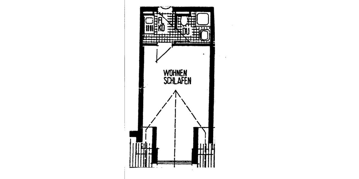 Erdgeschoßwohnung Homburg - 1 Zimmer, 30 m&sup2;, 350&euro; | Angebot:26413188