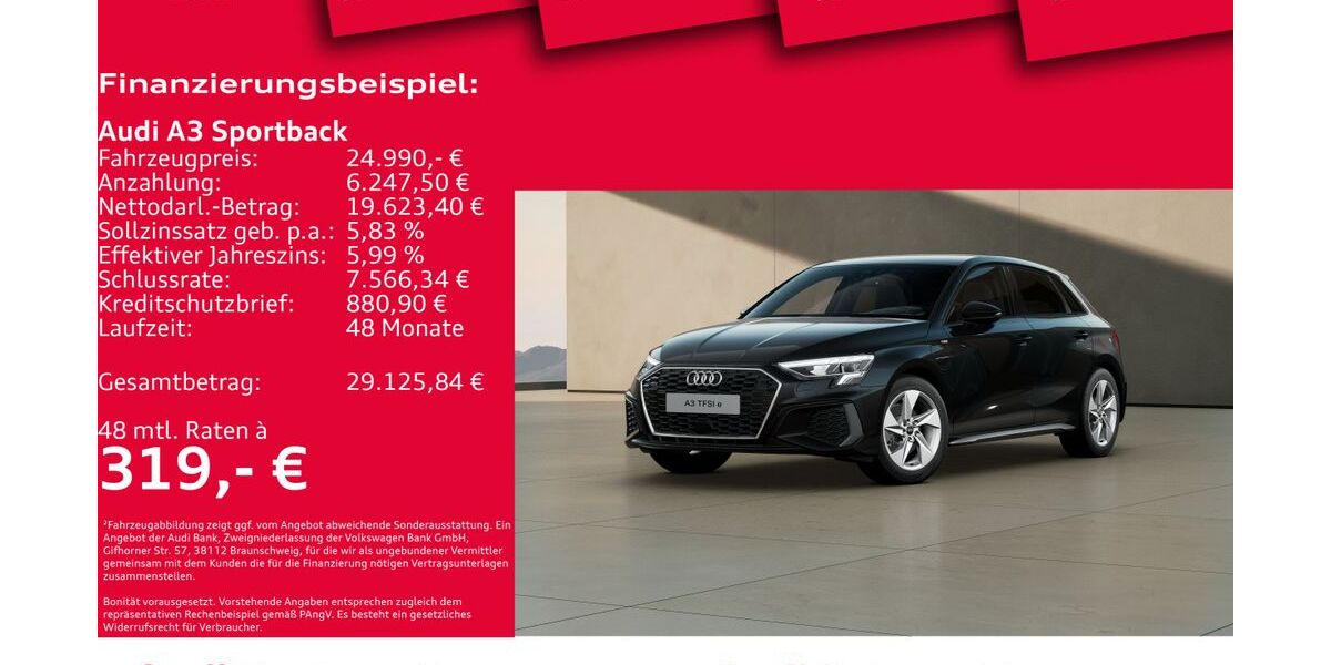 Audi A3 52.892 km 24.990 &euro; Hannover 30179