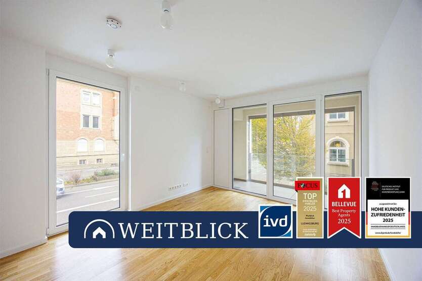 Wohnung zum Mieten in Ludwigsburg 685 € 39.07 m² 2 zimmer