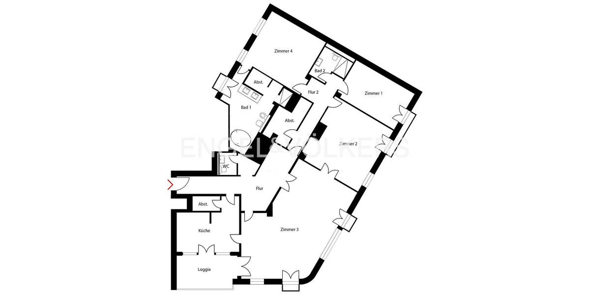 Etagenwohnung Berlin-Tiergarten Tiergarten - 4 Zimmer, 257 m&sup2;, 1.995.000&euro; | Angebot:26857147
