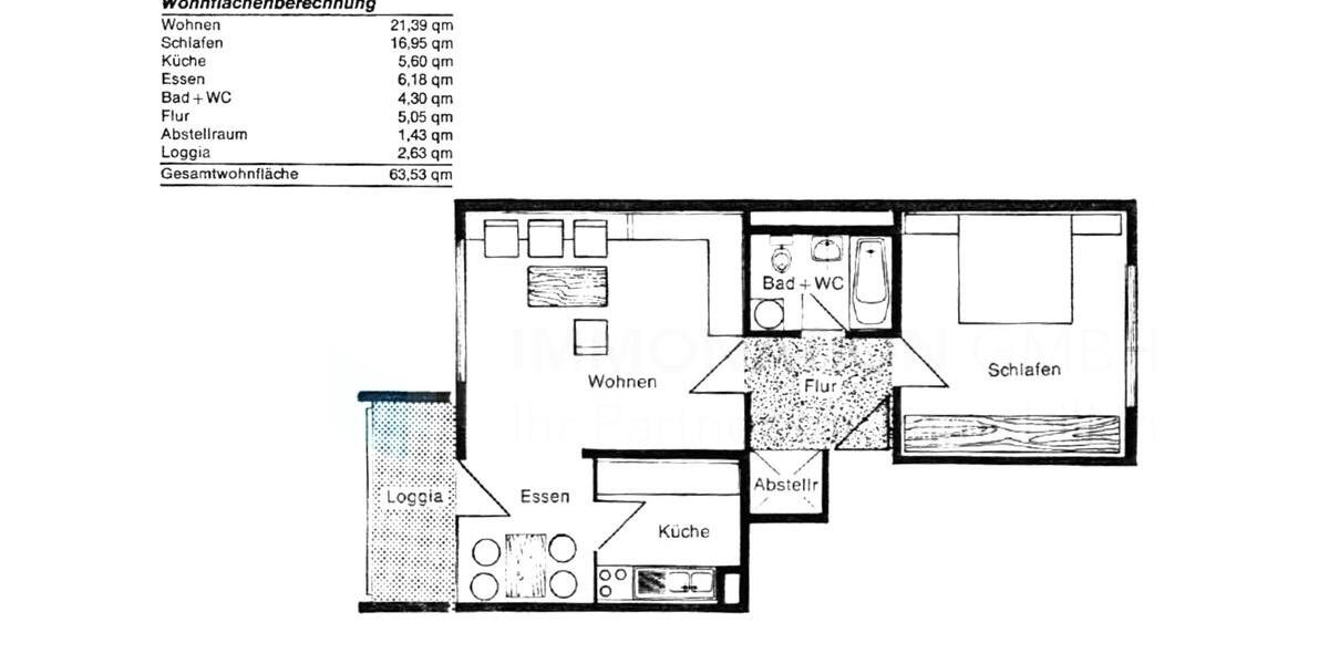 Schöne 2-Zimmer-Wohnung in Oberasbach 2 zimmer