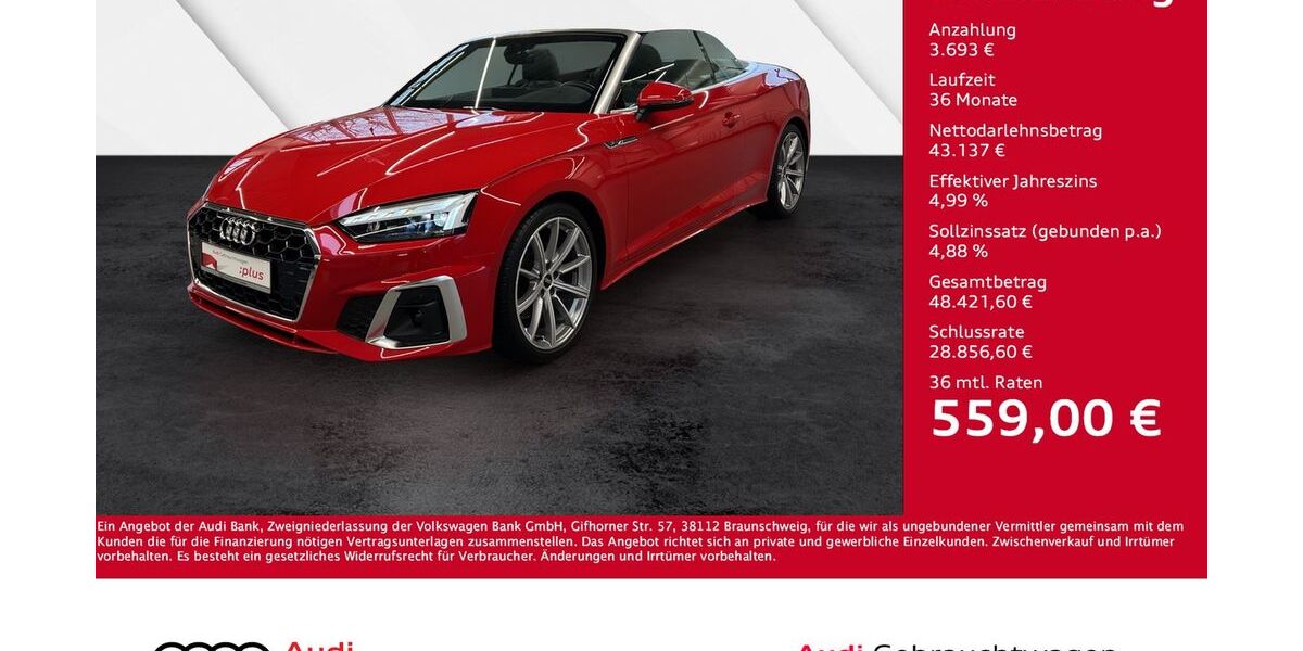 Audi A5 27.000 km 45.830 &euro; Giessen 35394