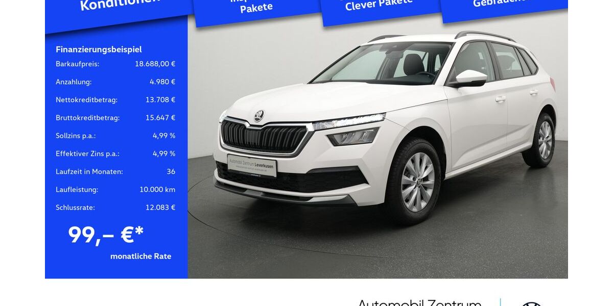 Skoda Kamiq 108.446 km 18.688 &euro; Leverkusen 51379