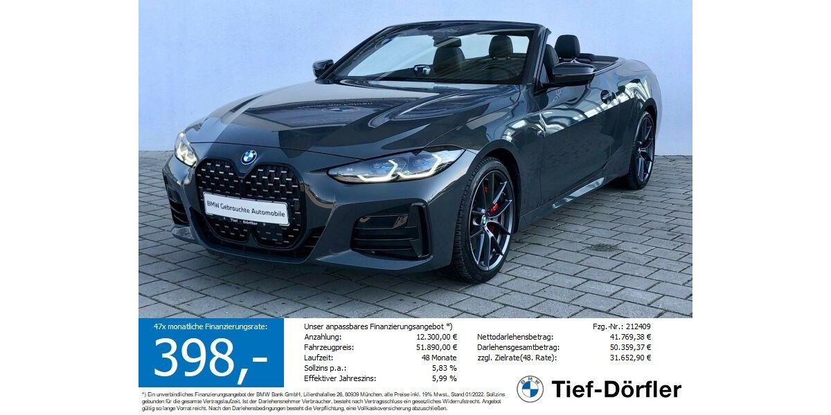 BMW M440 24.000 km 51.890 &euro; Marktsteft 97342