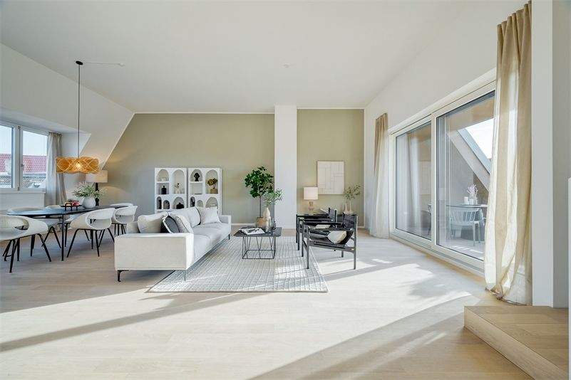 Grundsaniertes Denkmalobjekt: Dachneubau mit Sonnenlounge 5 zimmer