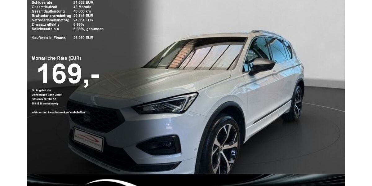 Seat Tarraco 131.565 km 26.970 &euro; Baden-Baden 76530