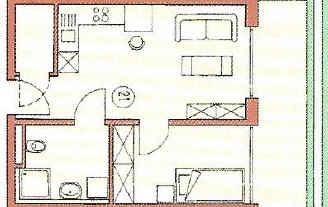 Etagenwohnung Schramberg - 2 Zimmer, 43 m&sup2;, 475&euro; | Angebot:26233420