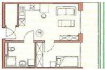 Etagenwohnung Schramberg - 2 Zimmer, 43 m&sup2;, 475&euro; | Angebot:26233420