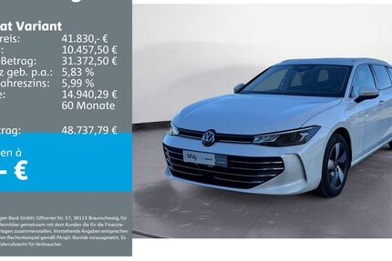 VW Passat Variant 4.136 km 41.830 &euro; Mössingen 72116