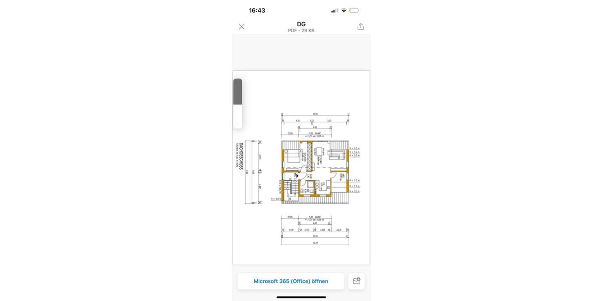 Dachgeschoßwohnung Bensheim - 1 Zimmer, 62 m&sup2;, 865&euro; | Angebot:26227384