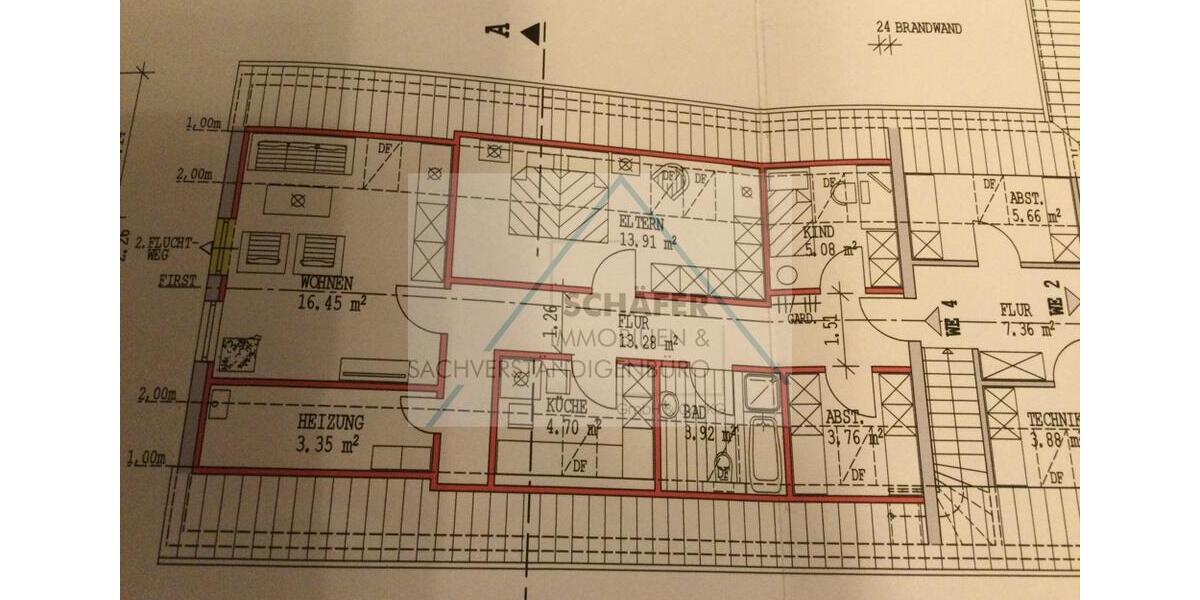 Dachgeschoßwohnung Harpstedt - 3 Zimmer, 64 m&sup2;, 550&euro; | Angebot:25056247