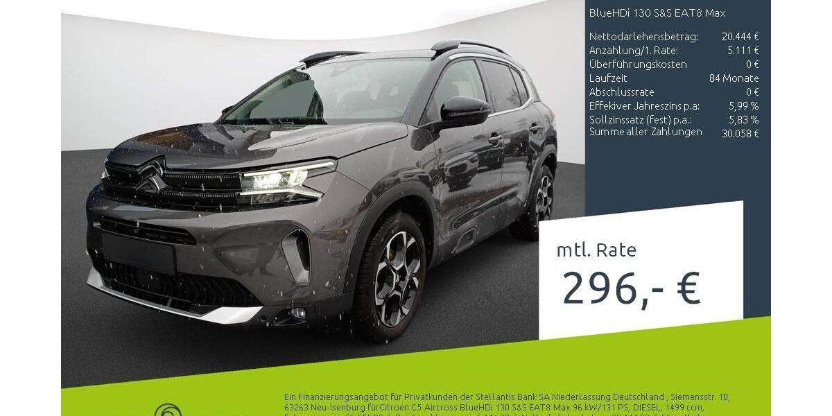 Citroen C5 Aircross 42.700 km 24.870 &euro; Dülmen 48249