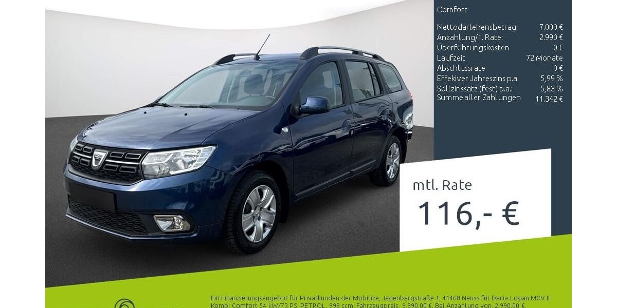 Dacia Logan 22.901 km 9.990 &euro; Stuhr 28816