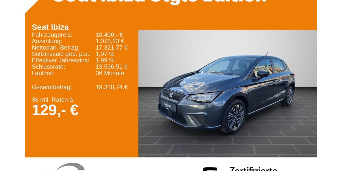 Seat Ibiza 9.233 km 17.600 &euro; Kaiserslautern 67657