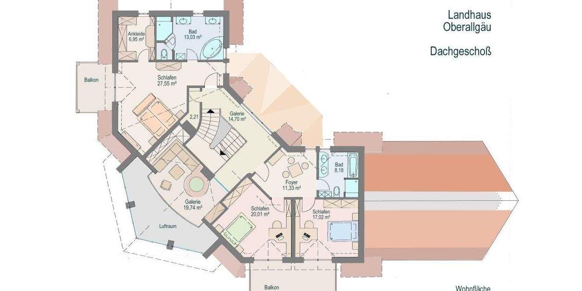 Einfamilienhaus Waltenhofen - 1 Zimmer, 570 m&sup2;, 2.550.000&euro; | Angebot:25693609