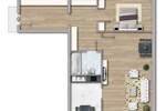 Etagenwohnung Magdeburg Neu Olvenstedt - 2 Zimmer, 54 m&sup2;, 380&euro; | Angebot:26205489