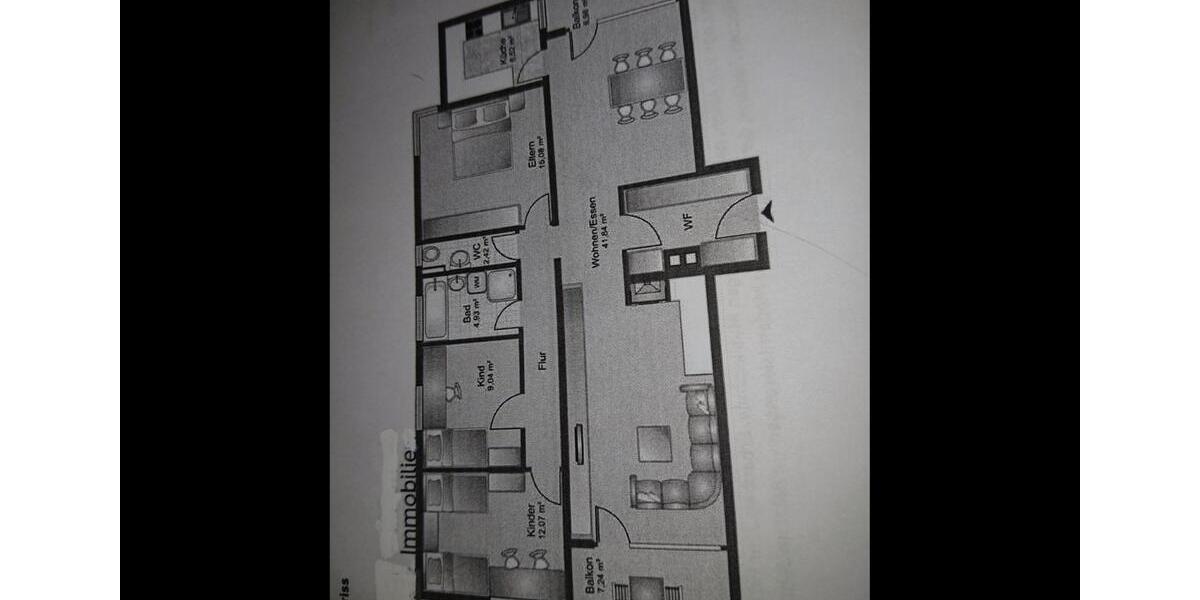 Etagenwohnung Aalen Unterkochen - 6 Zimmer, 107 m&sup2;, 330.000&euro; | Angebot:27096357