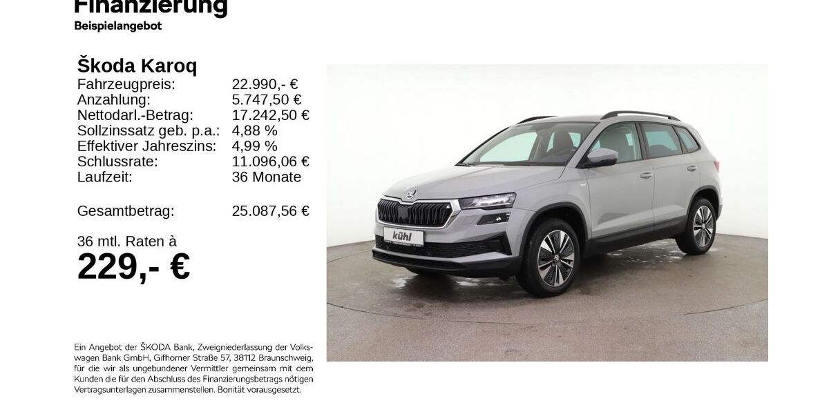 Skoda Karoq 26.530 km 22.500 &euro; Gifhorn 38518