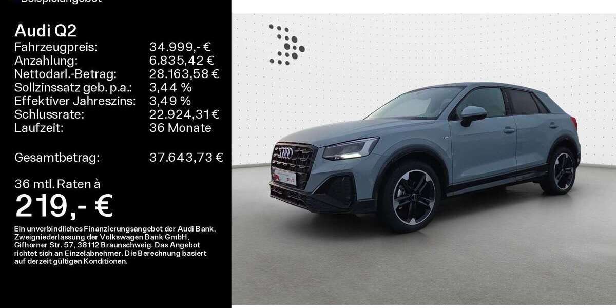 Audi Q2 1.200 km 34.999 &euro; Buedingen 63654